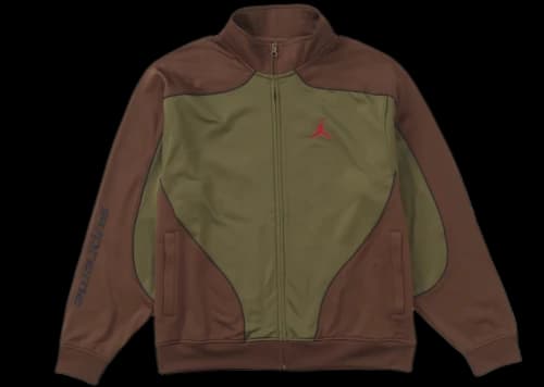 Supreme Jordan Tricot Track Jacket Olive
