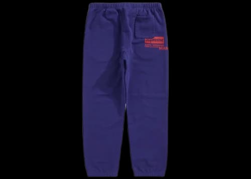 Supreme JUNYA WATANABE CDG MAN Sweatpant Royal