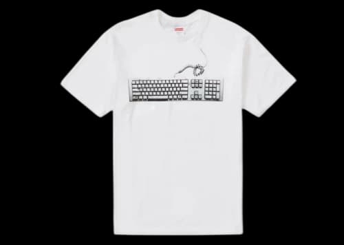 Supreme Keyboard Tee White