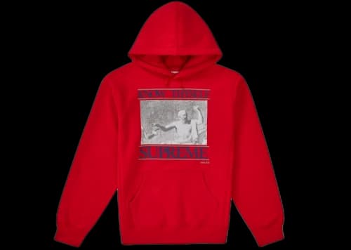 Supreme Know Thyself Hooded Sweatshirt Red