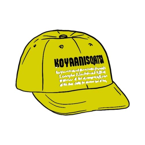 Supreme Koyaanisqatsi 6-Panel Lime