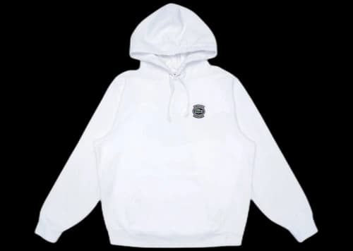 Supreme LACOSTE Hooded Sweatshirt White