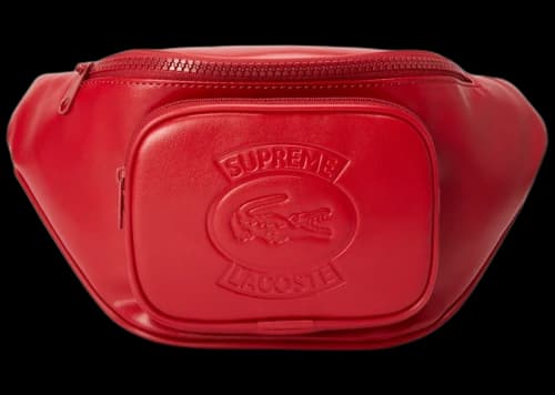 Supreme LACOSTE Waist Bag Red