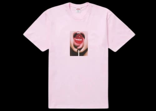 Supreme Lollipop Tee Light Pink