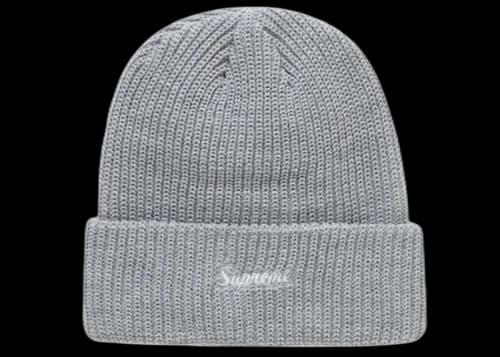 Supreme Loose Gauge Beanie (FW24) Heather Grey