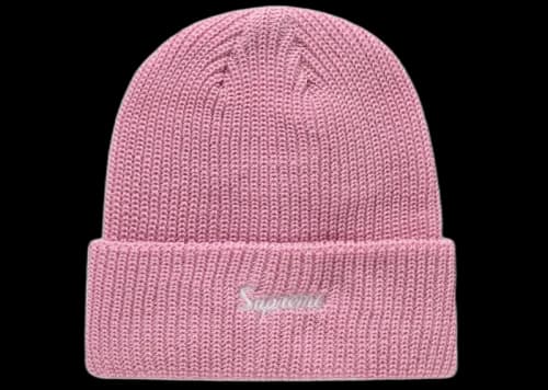 Supreme Loose Gauge Beanie (FW24) Pink