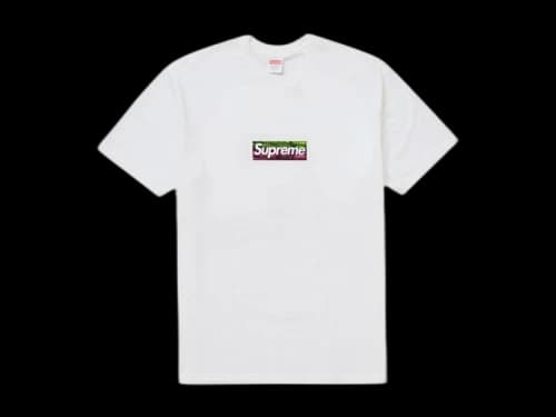 Supreme Los Angeles Fire Relief Box Logo Tee White