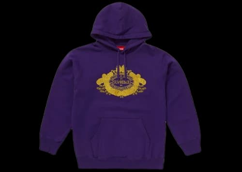 Supreme Love or Hate Hooded Sweatshirt Purple