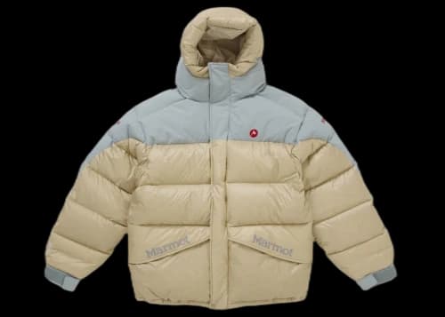 Supreme Marmot 800-Fill Down Parka Tan