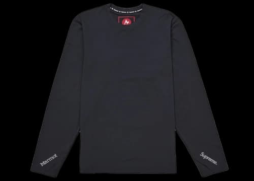 Supreme Marmot Base Layer L/S Top Black