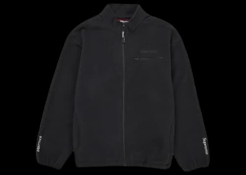 Supreme Marmot Fleece Jacket Black