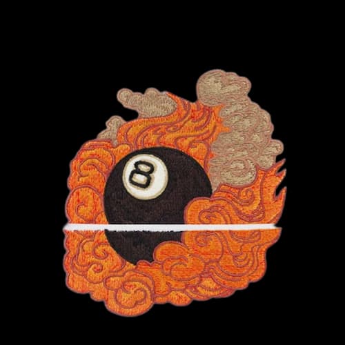 Supreme Martin Wong 8-Ball Beanie White