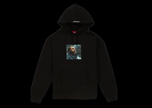 Supreme Marvin Gaye Hooded Sweatshirt Black