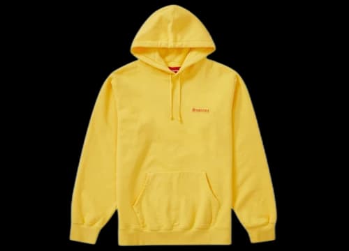 Supreme Mary Hooded Sweatshirt Pale Gold