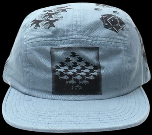 Supreme MC Escher Camp Cap Slate