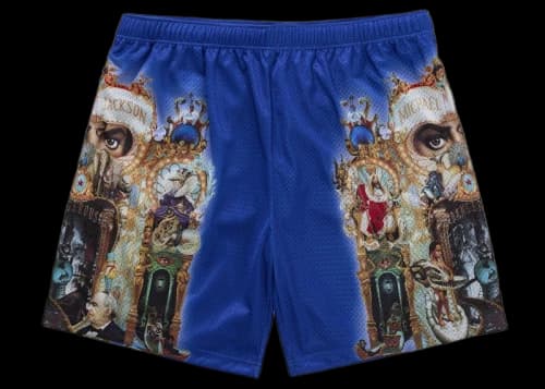 Supreme Michael Jackson Dangerous Mesh Short Royal