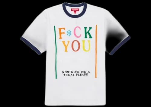 Supreme Mike Kelley Ringer Tee White