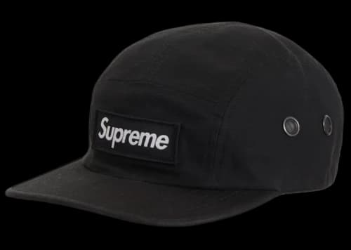 Supreme Military Camp Cap (SS24) Black