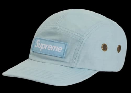 Supreme Military Camp Cap (SS24) Light Blue