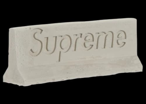 Supreme Mini Materials 1:12 Scale Jersey Barrier Grey