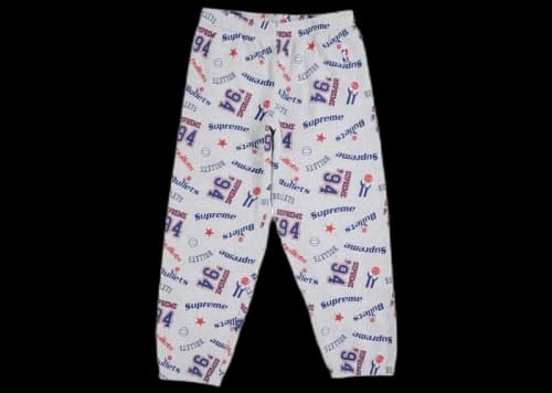 Supreme Mitchell & Ness Teams Sweatpant White