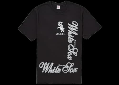 Supreme MLB Teams Sox Tee Black