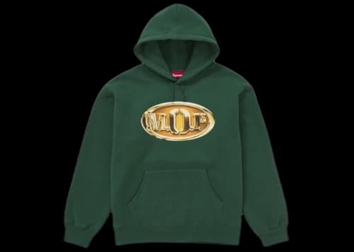 Supreme M.O.P. Hooded Sweatshirt Dark Green
