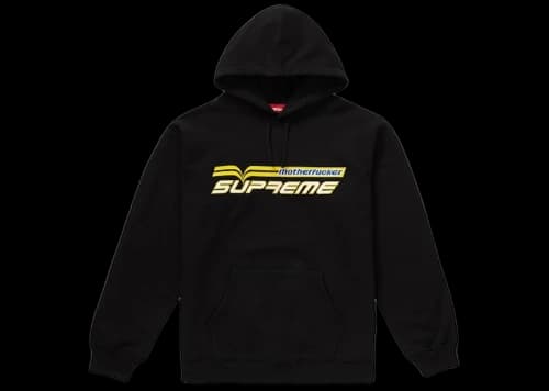 Supreme Motherfucker Hooded Sweatshirt Black