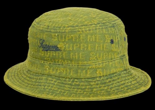 Supreme Needle Punch Denim Crusher Green