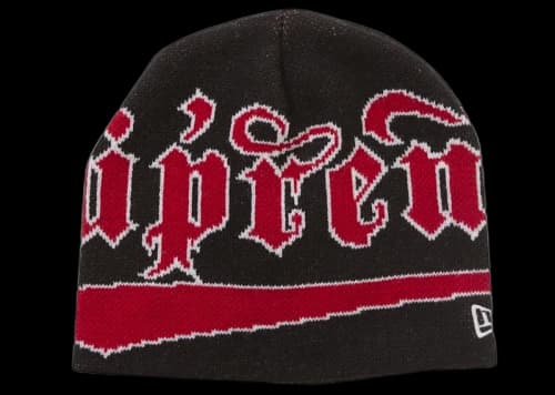 Supreme New Era Accent Beanie Black