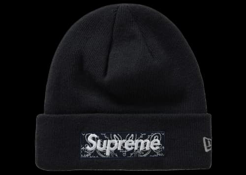 Supreme New Era Box Logo Beanie (FW19) Black