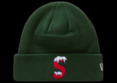 Supreme New Era S Logo Beanie (FW20) Green