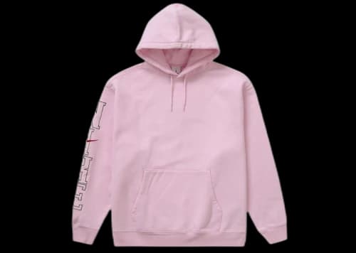 Supreme Nike Hooded Sweatshirt Light Pink