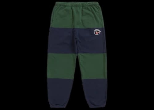 Supreme Nike Stripe Sweatpant Navy