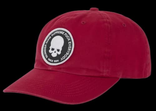 Supreme Number (N)ine 6-Panel Red