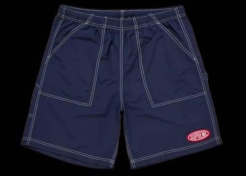 Supreme Nylon Painter Short (SS26) Navy