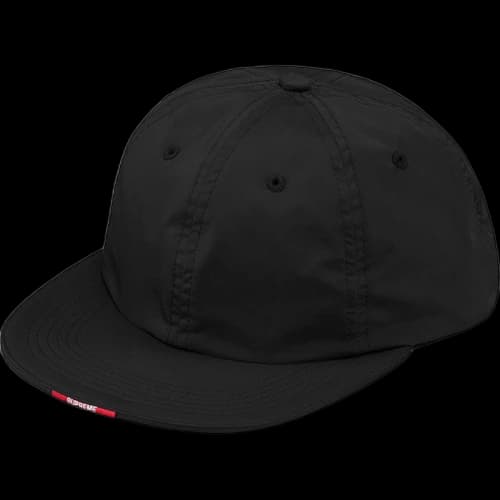 Supreme Nylon Visor Label 6-Panel Black