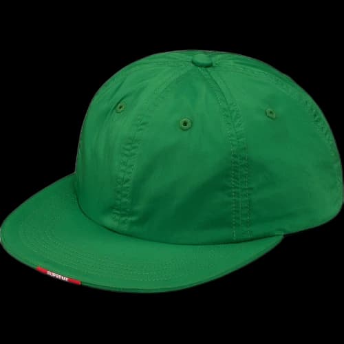 Supreme Nylon Visor Label 6-Panel Green