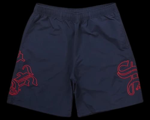 Supreme Old English Nylon Short Navy