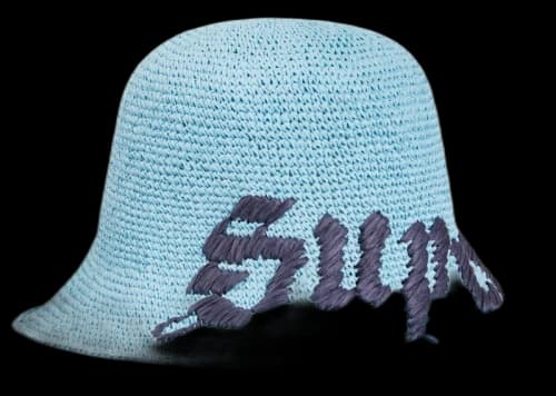 Supreme Old English Straw Crusher Light Blue