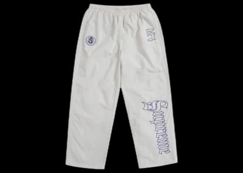 Supreme Old English Track Pant White