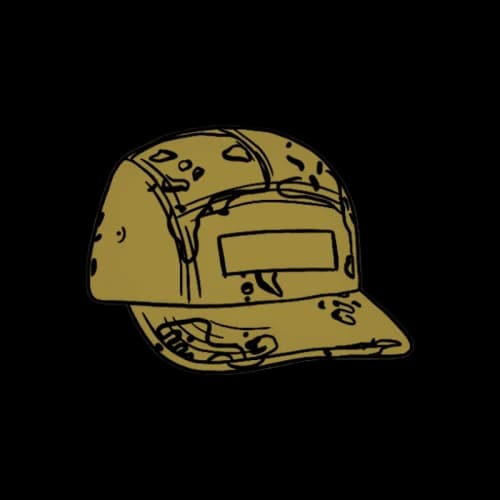Supreme Overdyed Camo Camp Cap Green