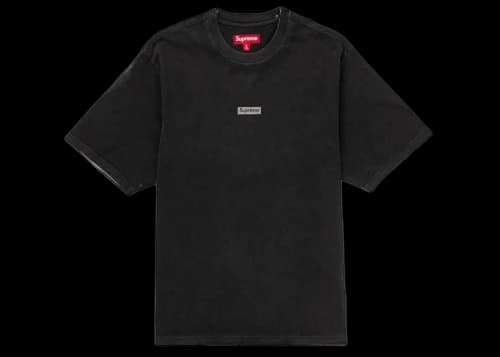 Supreme Overprint Small Box S/S Top Black