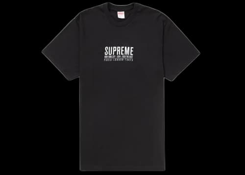 Supreme Paris Tee Black