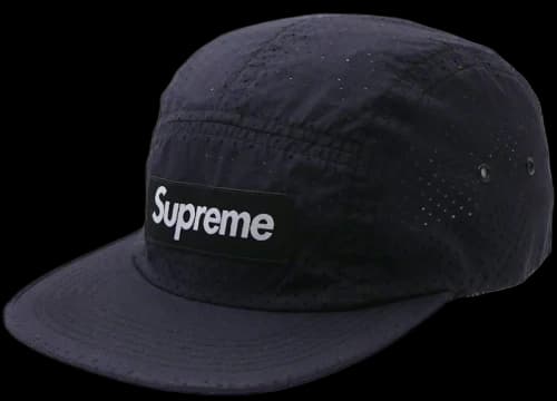 Supreme Perforated Camp Cap Navy