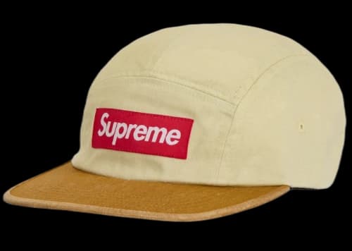 Supreme Pigment 2-Tone Camp Cap Natural