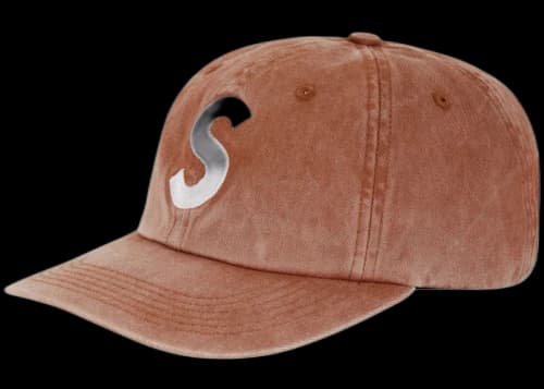 Supreme Pigment Print S Logo 6-Panel 6-Panel (FW22) Tan