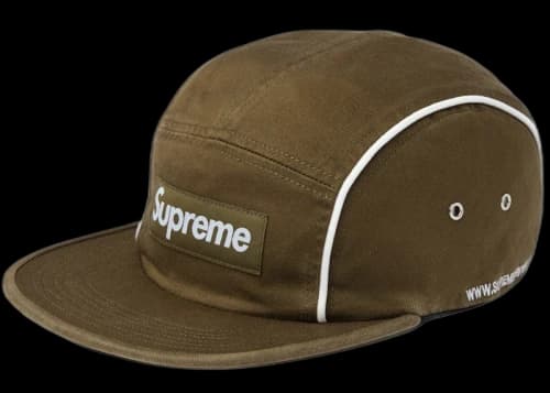 Supreme Piping Camp Cap Moss