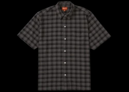 Supreme Plaid S/S Shirt (SS22) Black