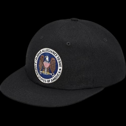 Supreme Pledge Allegiance 6-Panel Black